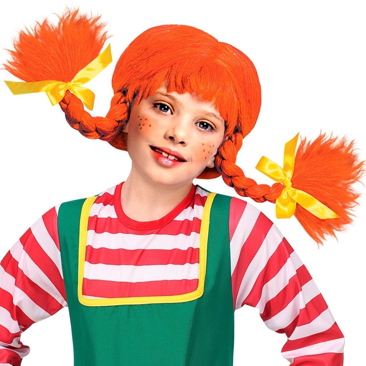 Peruca Pippi Tranças infantil