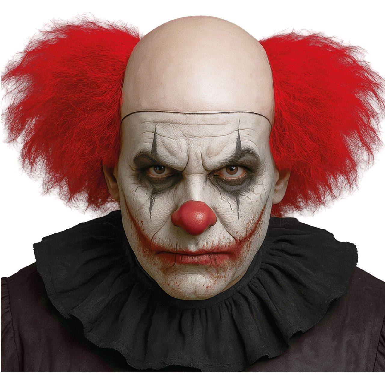 Peruca de Palhaço Assassino com Calvície 