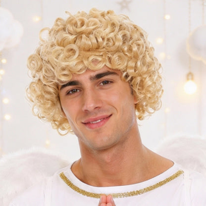 Peruca Loira Encaracolada Anjo