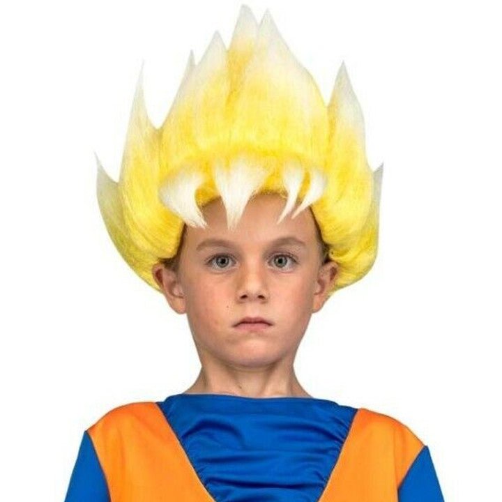 Peruca Sayan Goku para criança