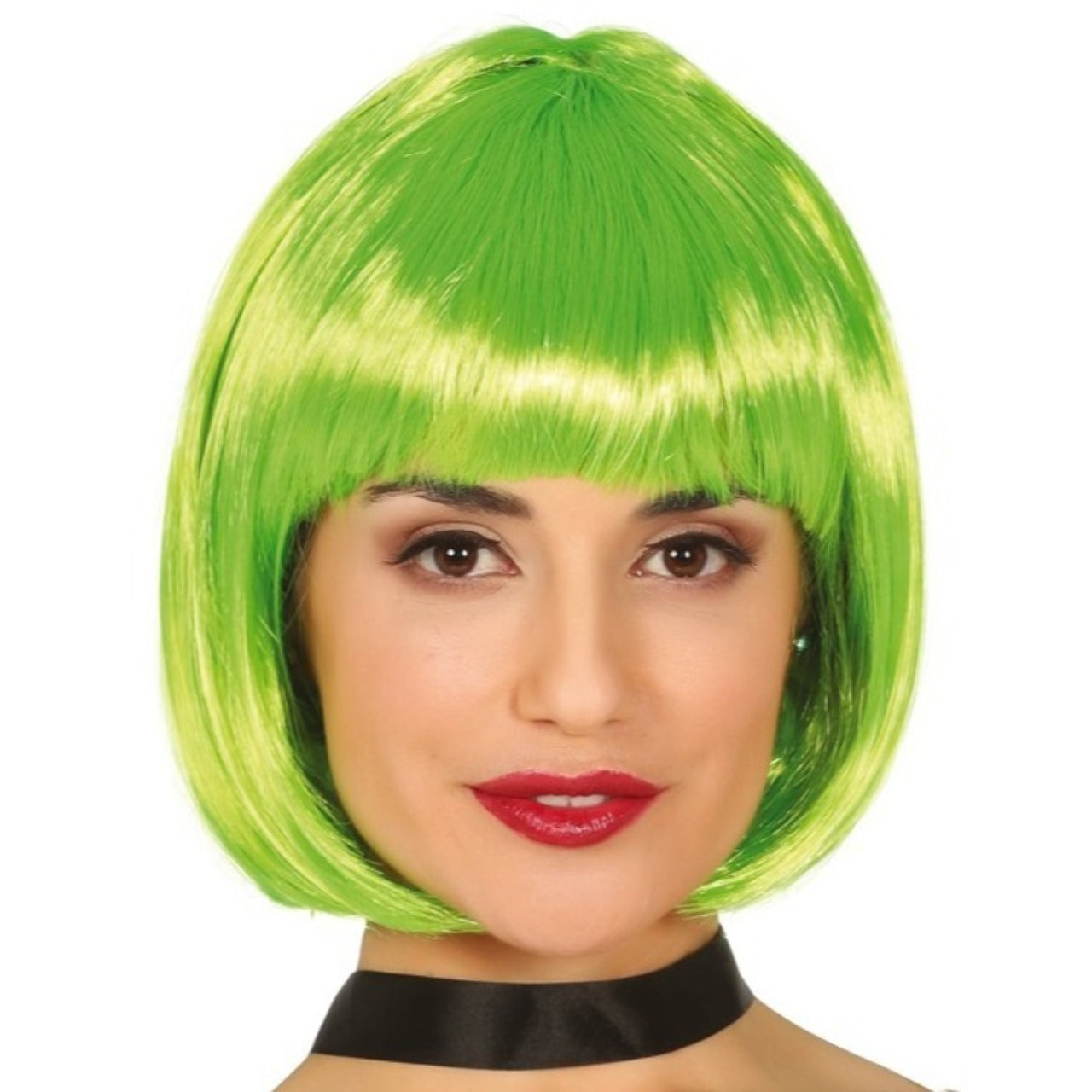Peruca Verde Cabelo Curto