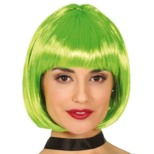 Peruca Verde Cabelo Curto