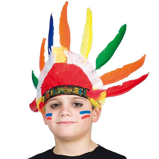 Chapéu penas infantil