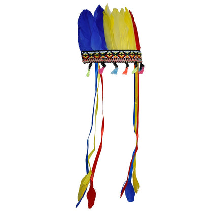 Bandolete de Índio Penas Coloridas