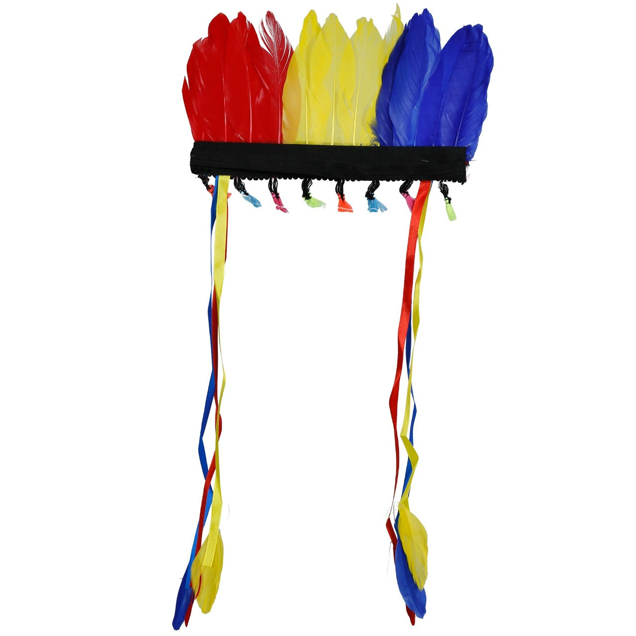 Bandolete de Índio Penas Coloridas