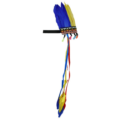 Bandolete de Índio Penas Coloridas