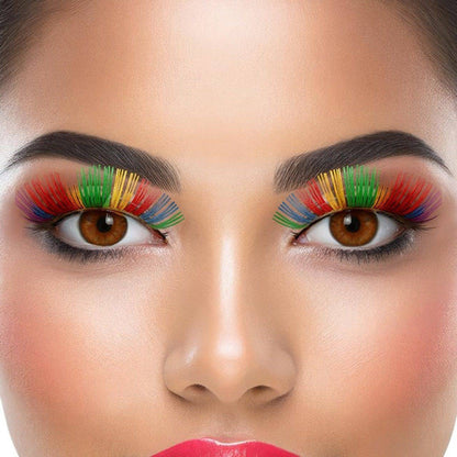 Pestanas Multicolor Metalizadas