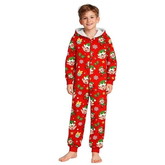 Pijama de Elfo de Natal infantil