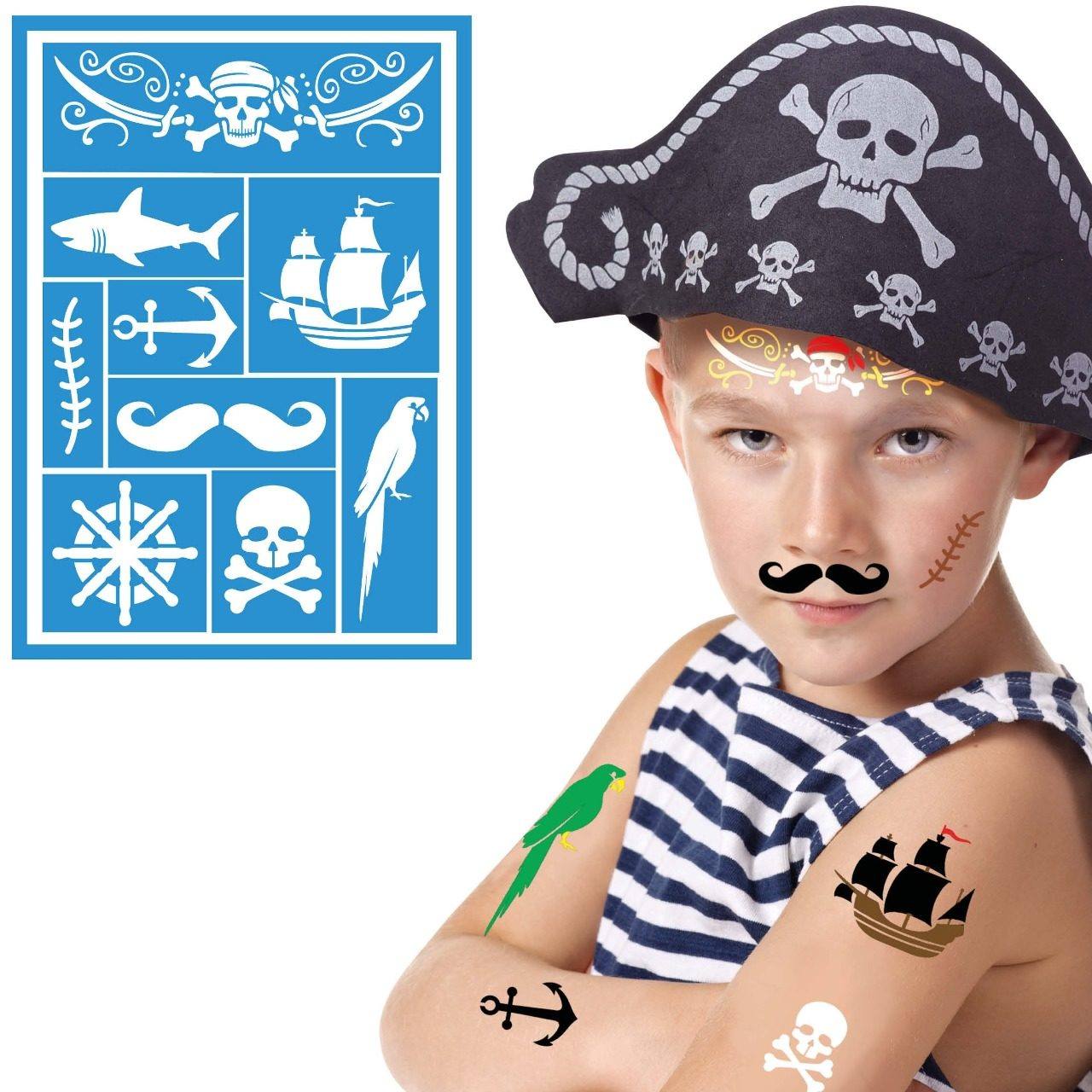 Molde para Maquilhagem de Pirata infantil