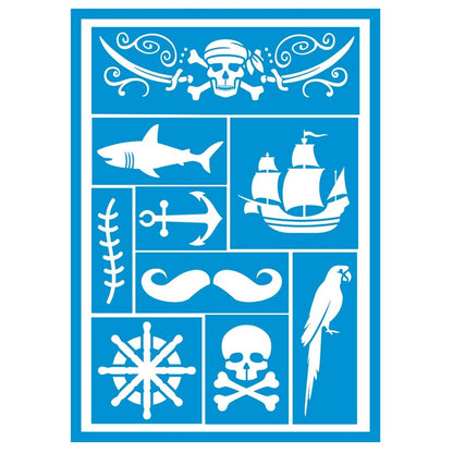 Molde para Maquilhagem de Pirata infantil