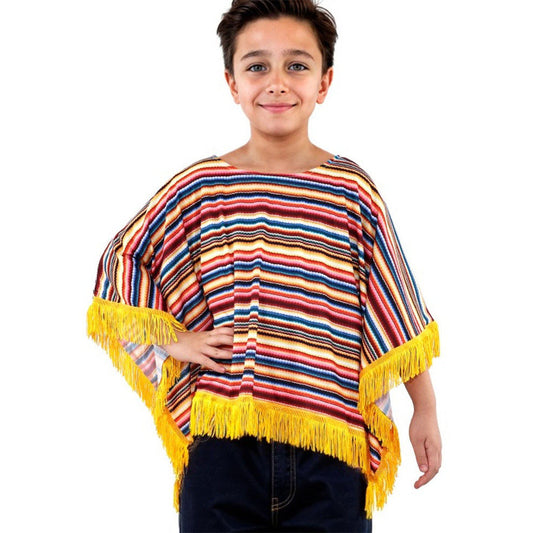 Poncho Mexicano Riscas infantil