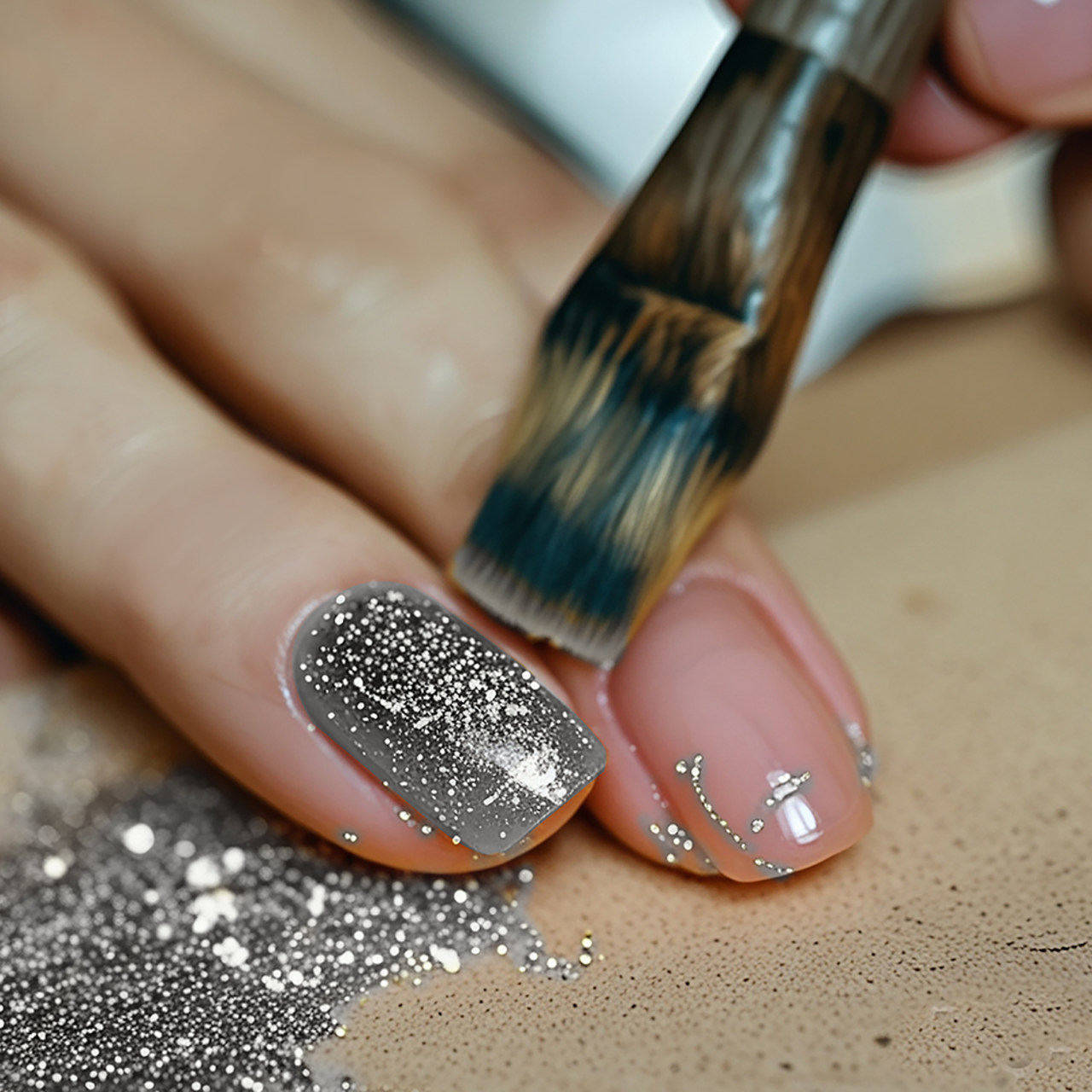 Purpurina Glitter Biodegradável Prateada