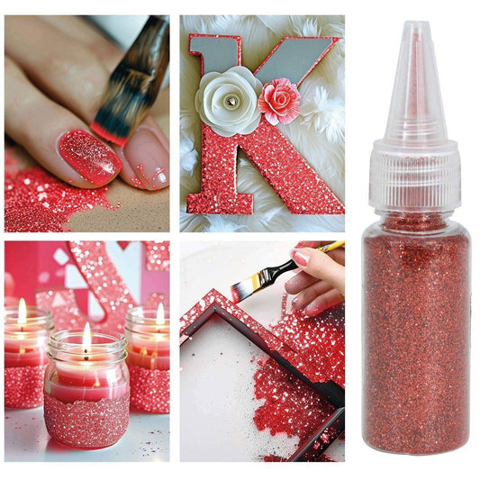 Purpurina Glitter Biodegradável Vermelha
