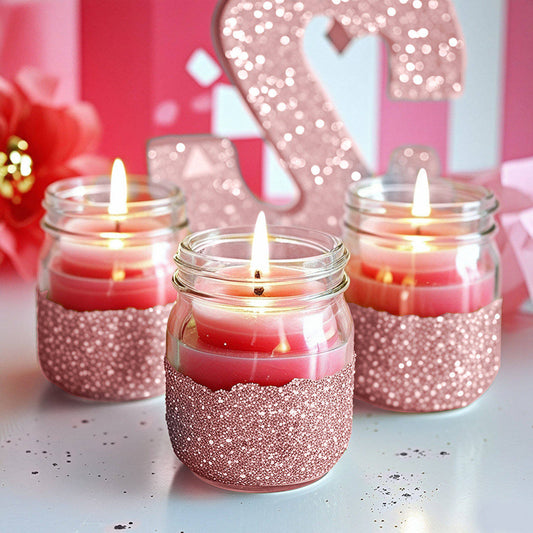 Purpurina Glitter Biodegradável Rosa