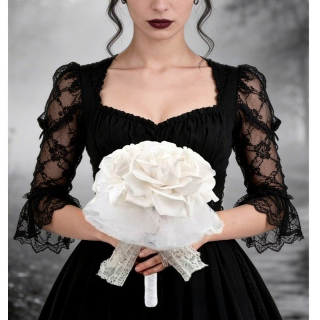 Ramo de Rosas Brancas Deluxe