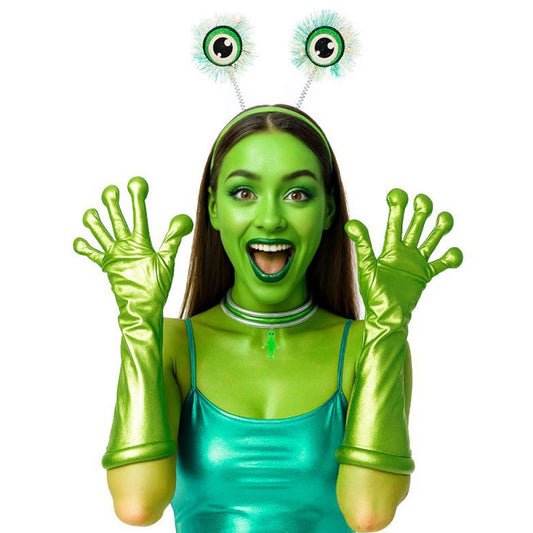 Conjunto de Alien Saltón Verde