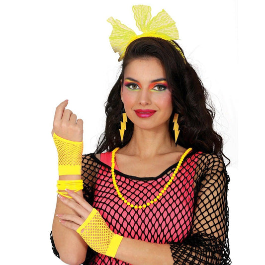 Conjunto dos Anos 80 Amarelo