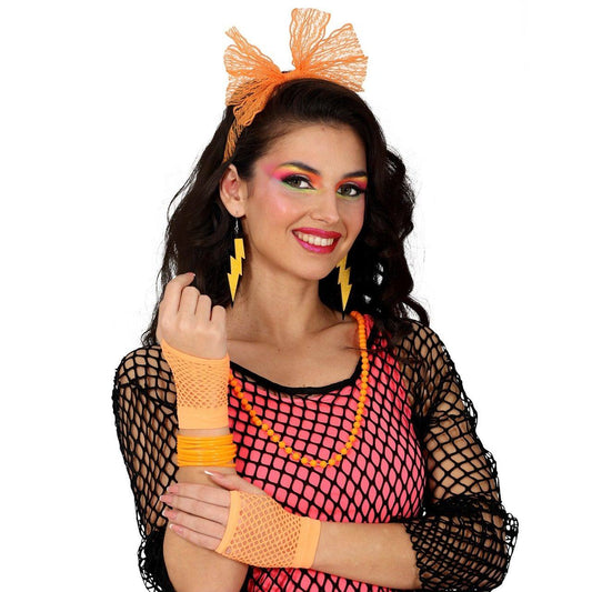 Conjunto de Anos 80 Laranja