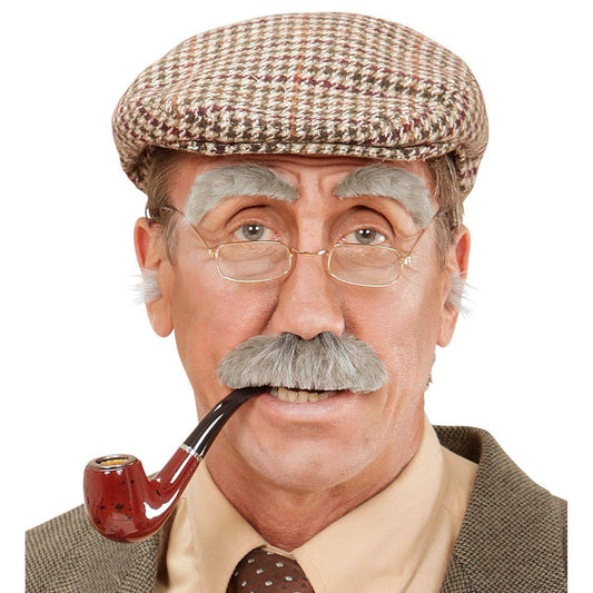 Conjunto de Sobrancelhas e Bigode Velho