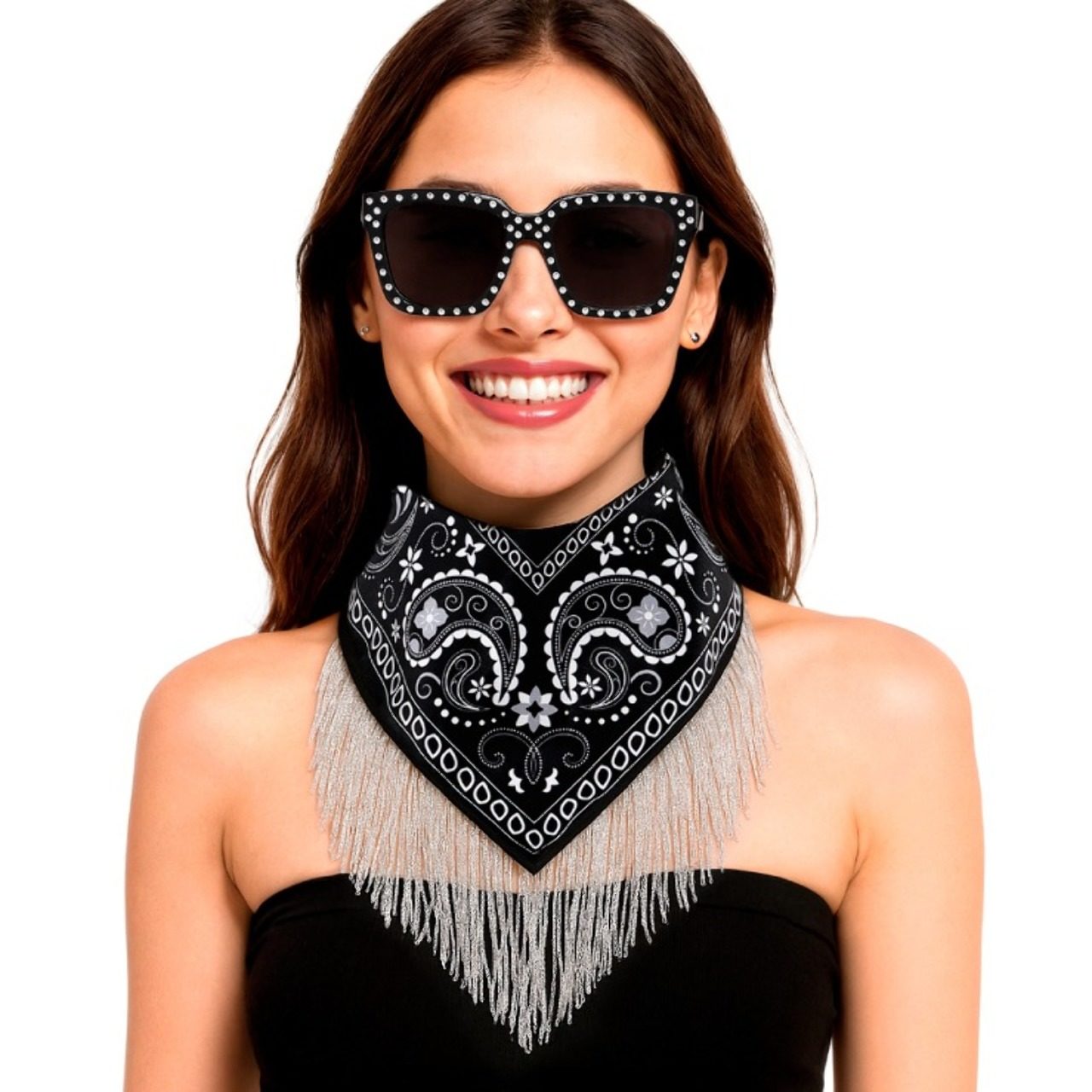 Conjunto de Disco Cowgirl Preto