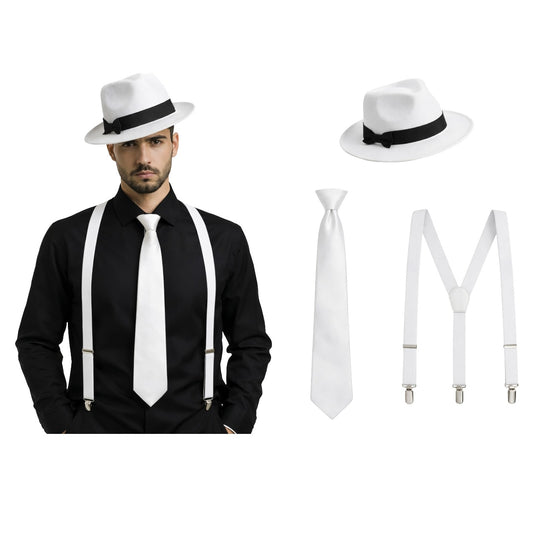 Conjunto de Gangster Branco