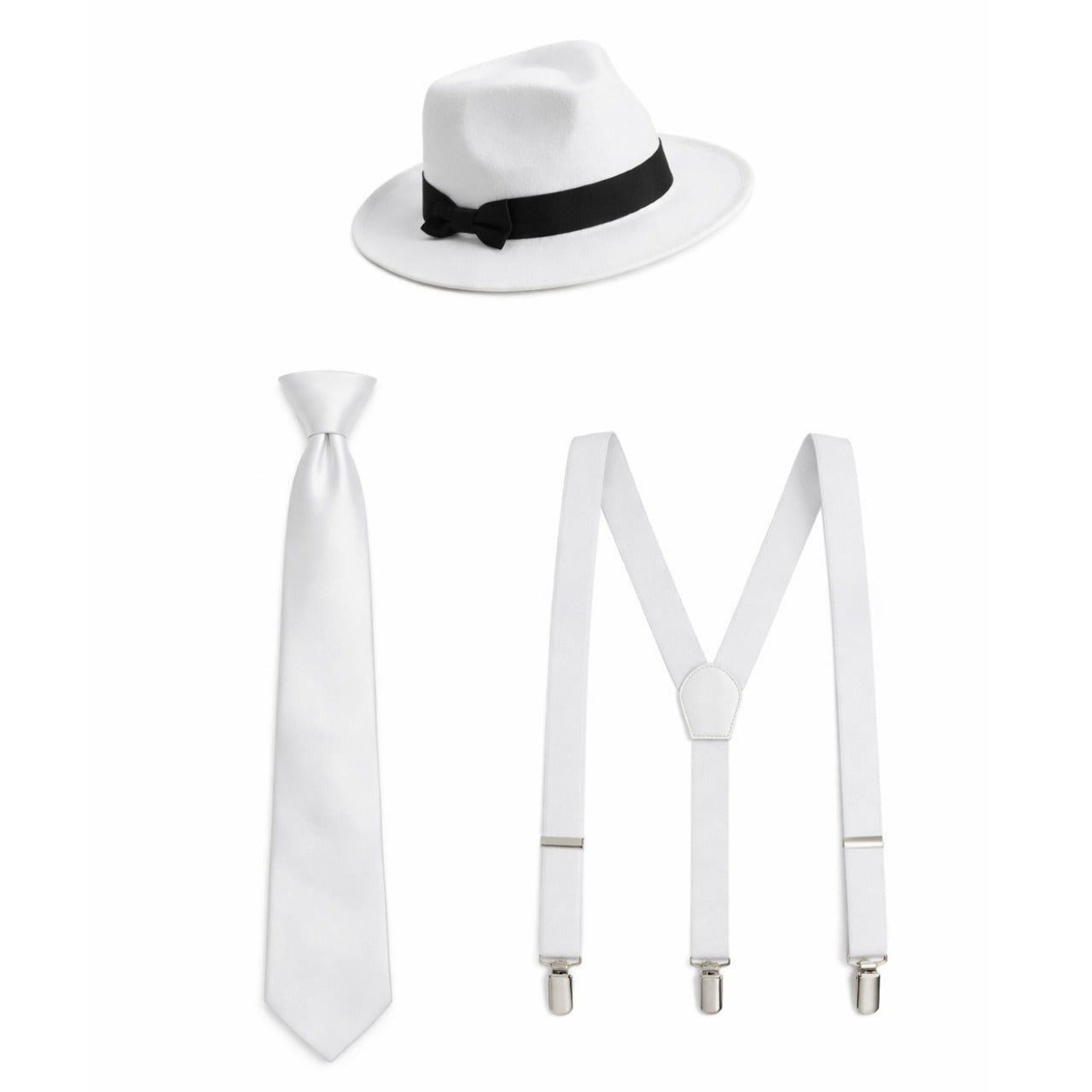 Conjunto de Gangster Branco 