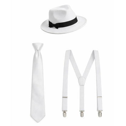 Conjunto de Gangster Branco 