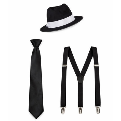 Conjunto de Gangster Preto
