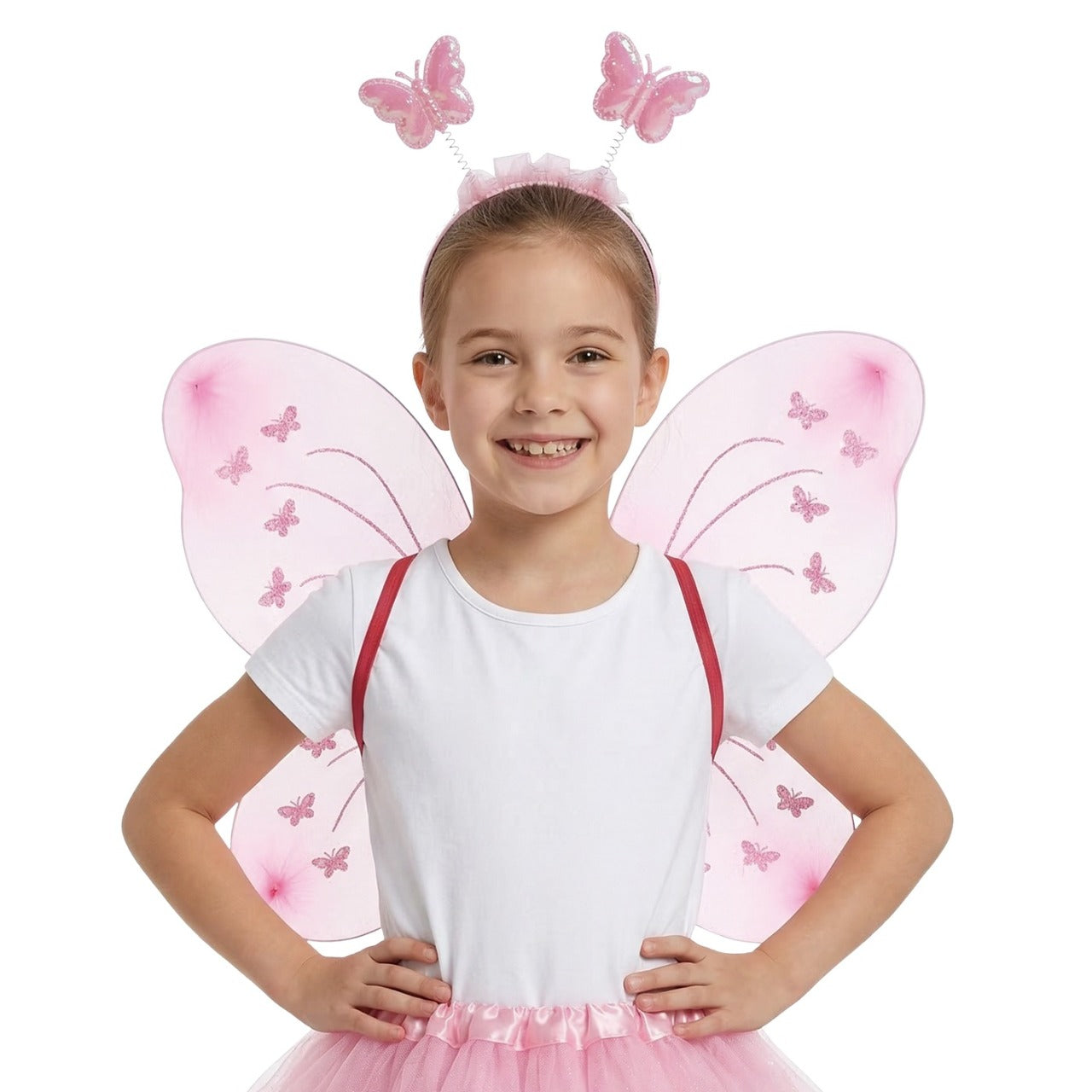 Conjunto de Fada Borboleta Rosa