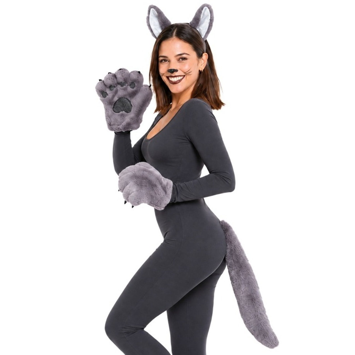 Conjunto de Lobo Peludo