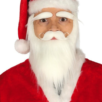 Conjunto de Pelos Branco Pai Natal