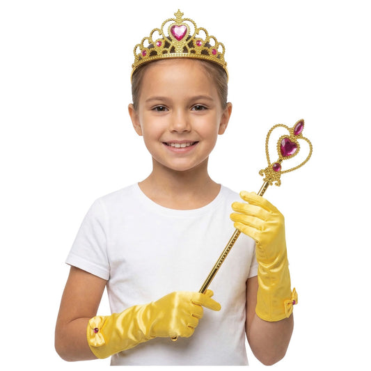 Conjunto de Princesa Bela Amarela