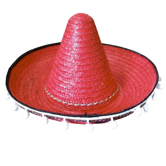 Chapéu Mexicano Vermelho infantil