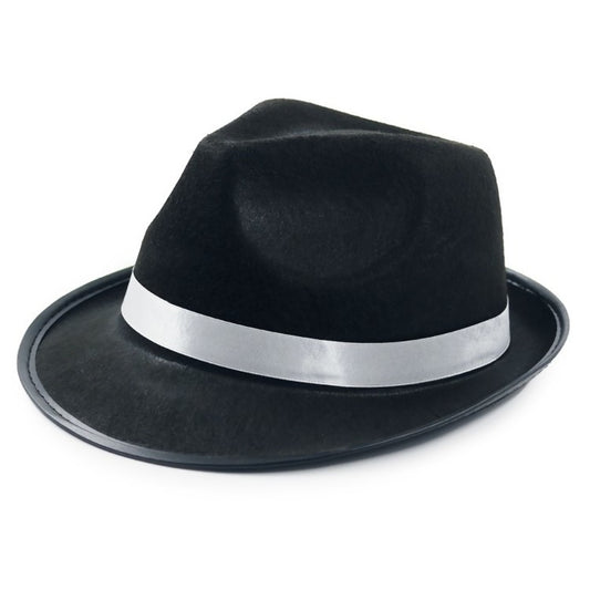 Chapéu de Gangster Preto Clássico