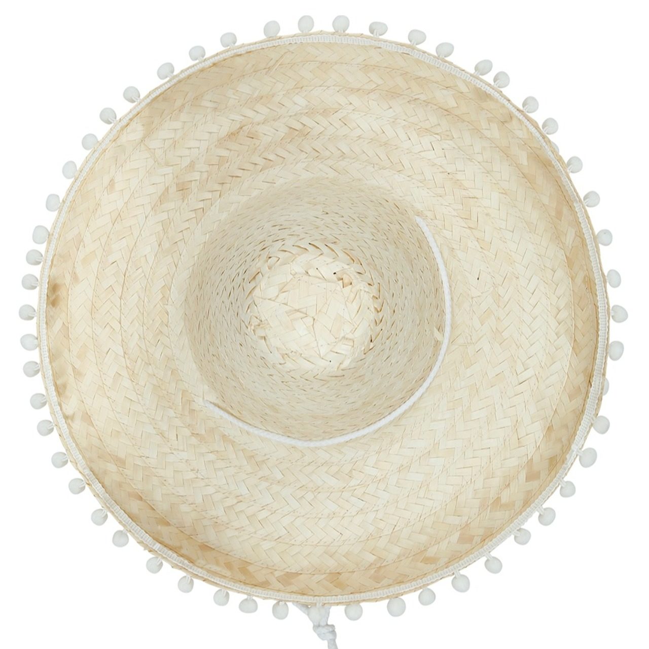 Chapéu Mexicano Preto com Borlas
