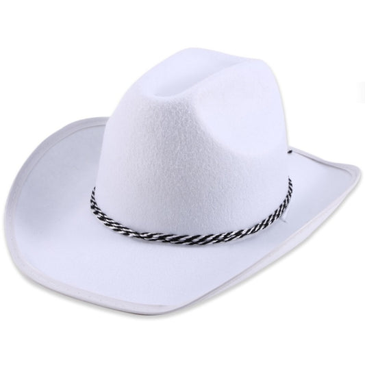 Chapéu de Cowboy Branco Infantil