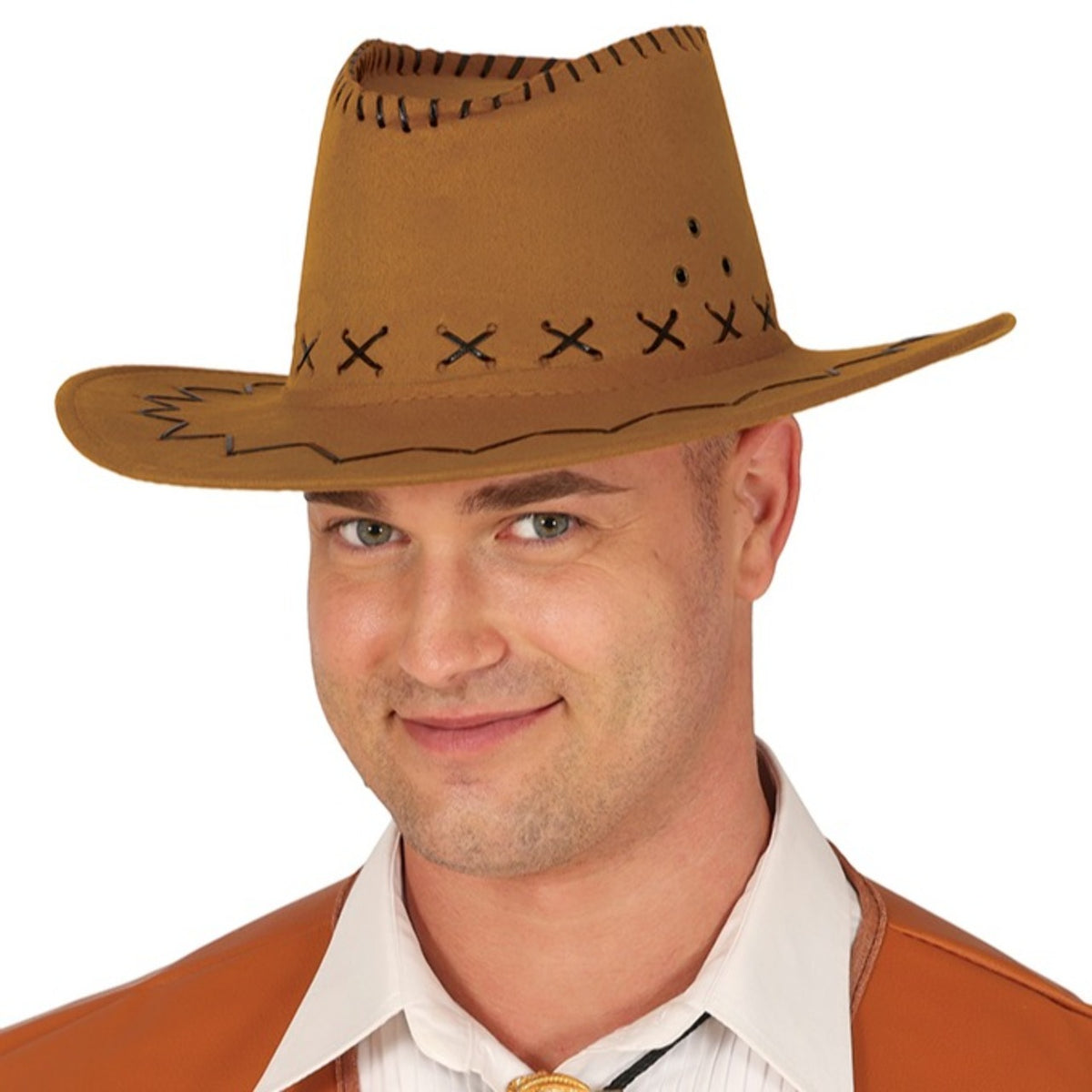Chapéu de Cowboy Castanho Claro