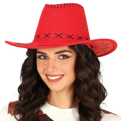 Chapéu de Cowboy Vermelho