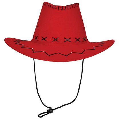 Chapéu de Cowboy Vermelho