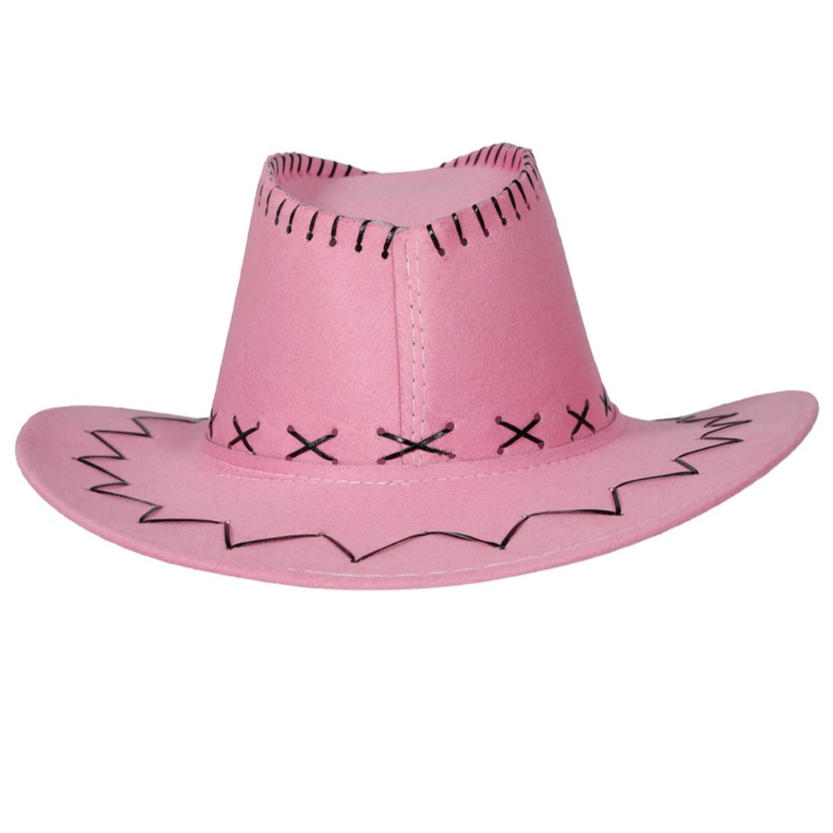 Chapéu de Cowboy Rosa