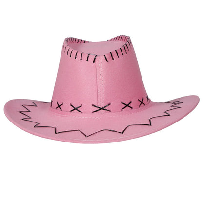 Chapéu de Cowboy Rosa