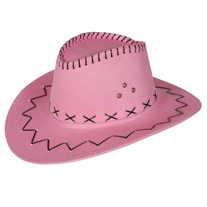 Chapéu de Cowboy Rosa