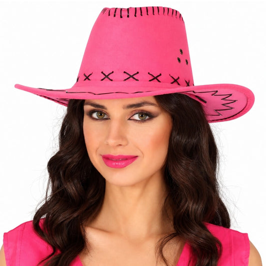 Chapéu de Cowboy Fúcsia