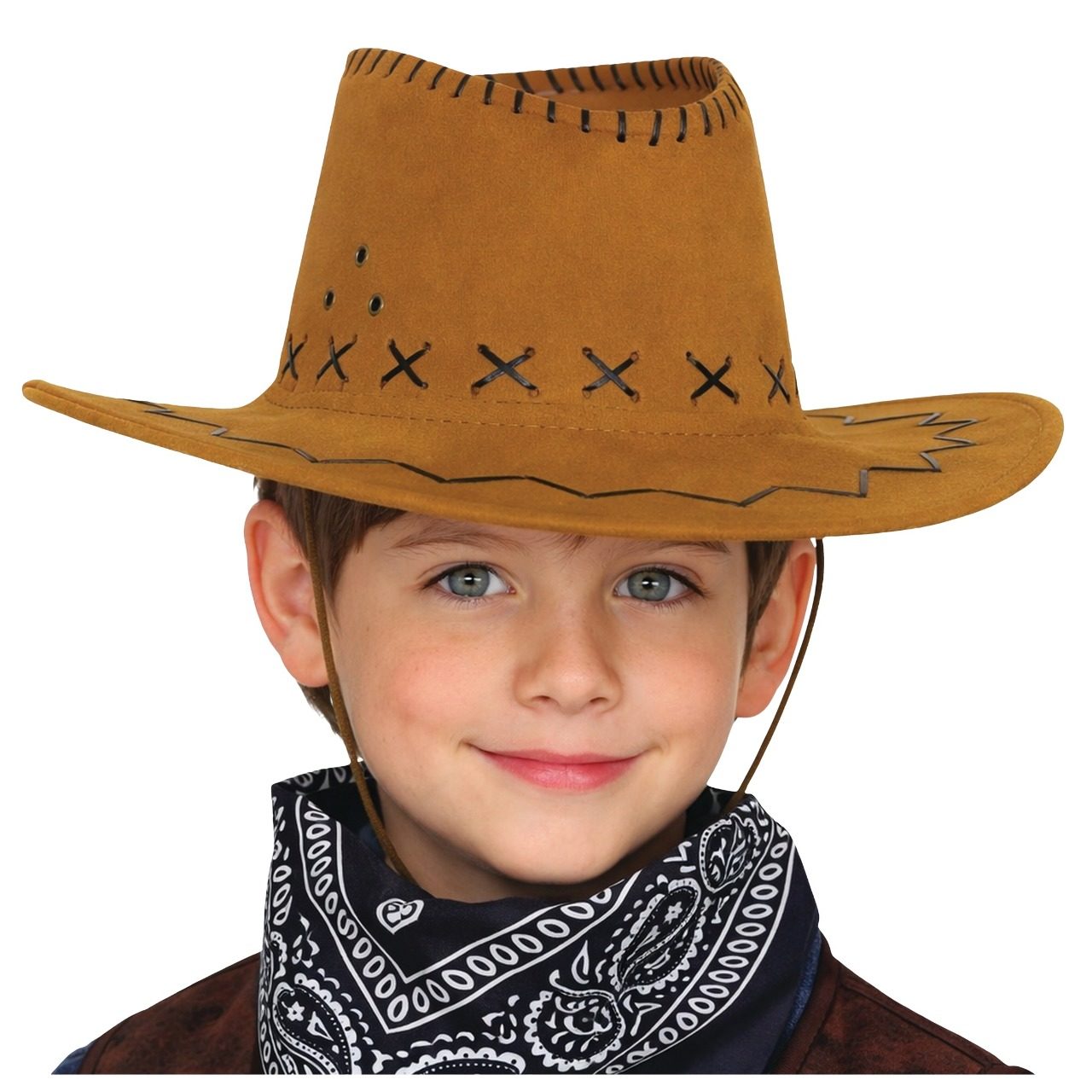 Chapéu de Cowboy Castanho Claro infantil