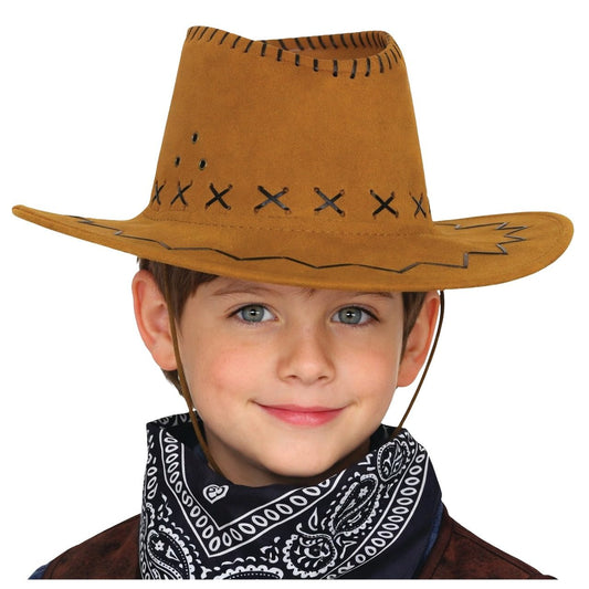 Chapéu de Cowboy Castanho Claro infantil