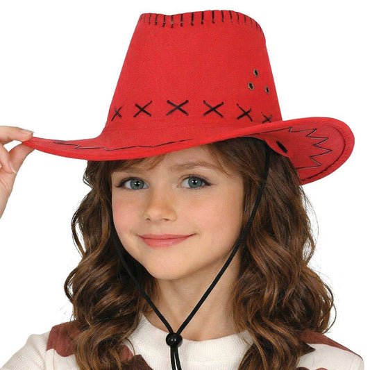 Chapéu de Cowboy Vermelho infantil