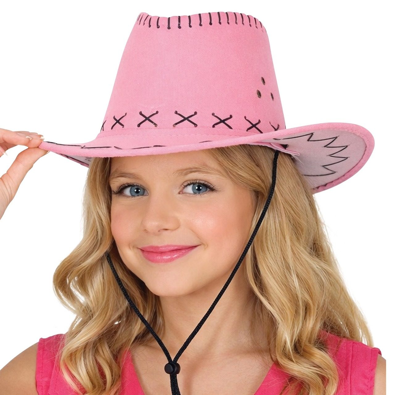 Chapéu de Cowboy Rosa infantil