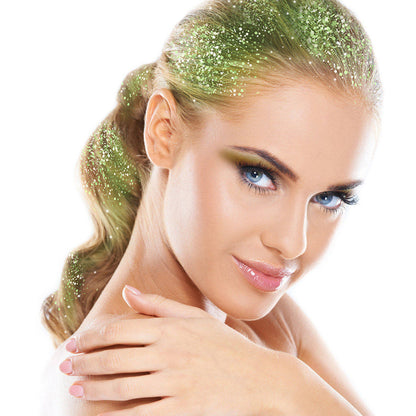 Spray de Cabelo Glitter Verde
