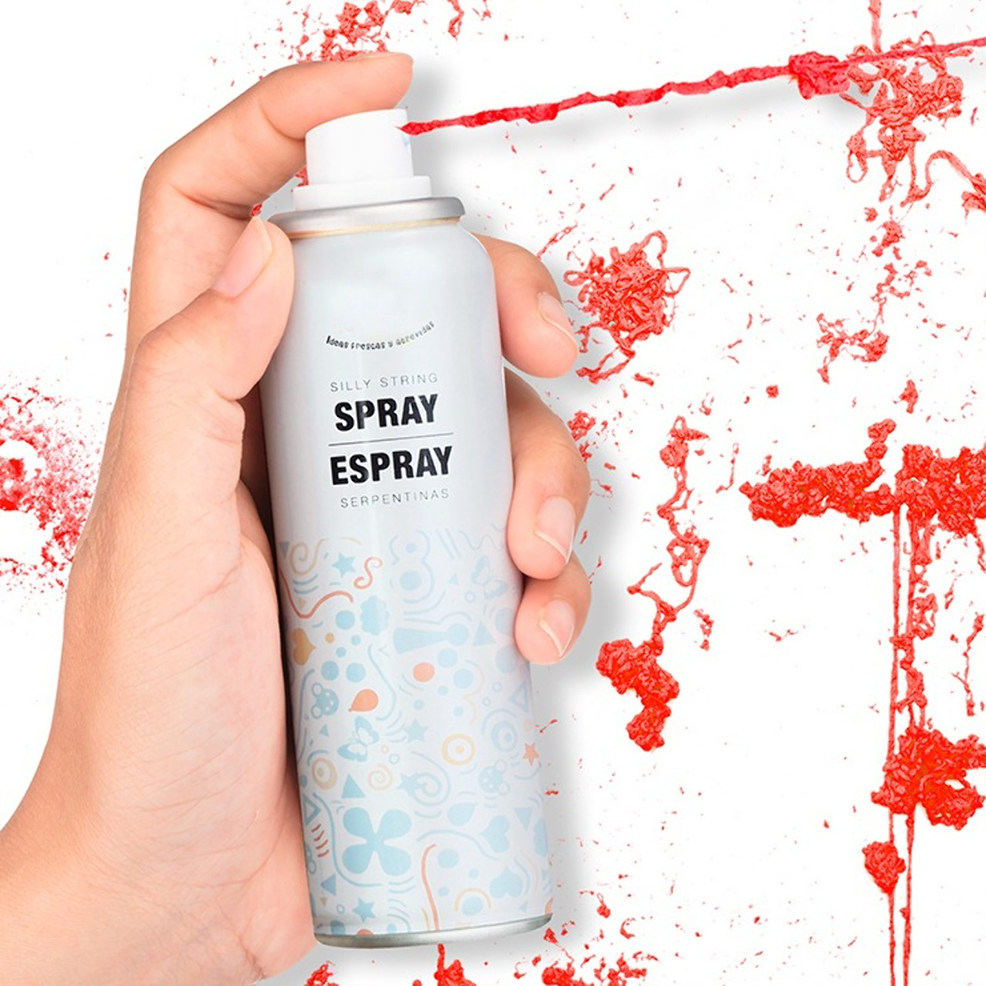 Spray de Serpentina Vermelho