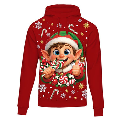 Sweatshirt de Elfo de Natal para homem